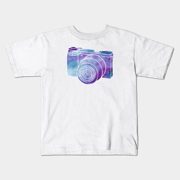 Galaxy Camera Kids T-Shirt by Isabelledesign